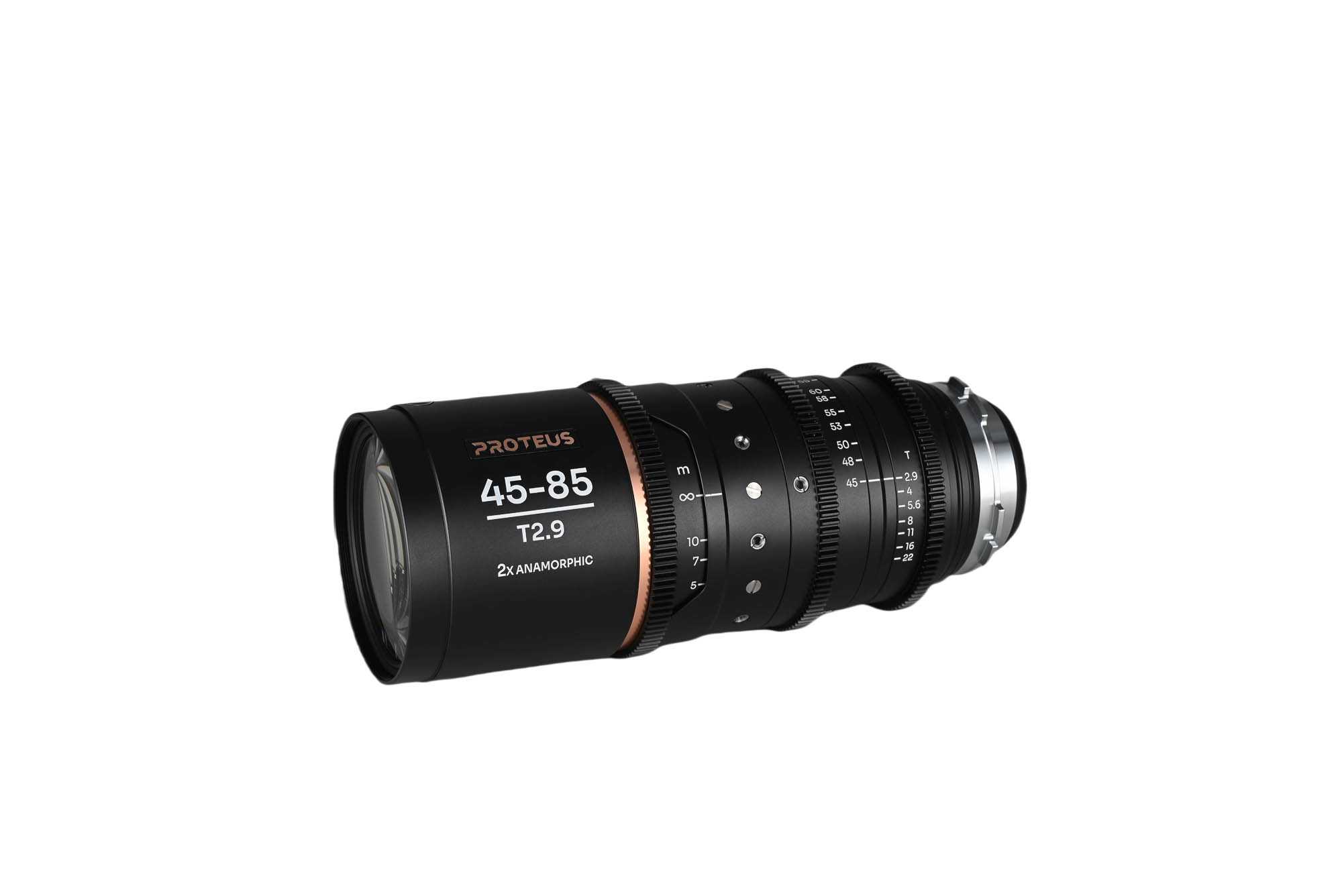 Proteus Zoom 2X Anamorphic 45-85mm T2.9 - Amber - PL + EF - Afbeelding 3