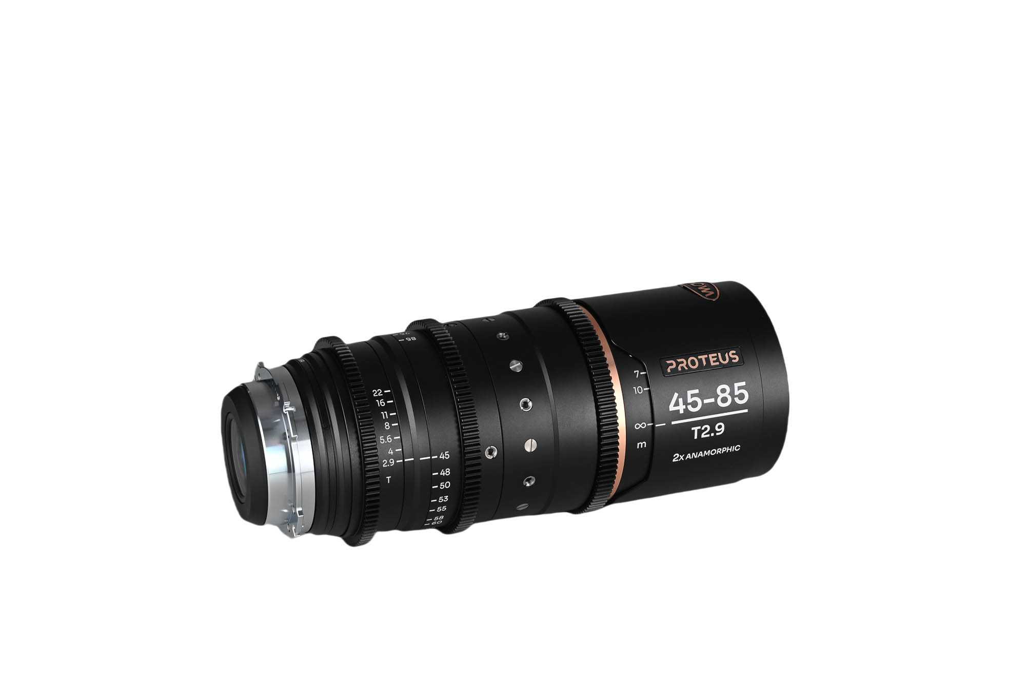 Proteus Zoom 2X Anamorphic 45-85mm T2.9 - Amber - PL + EF - Afbeelding 4