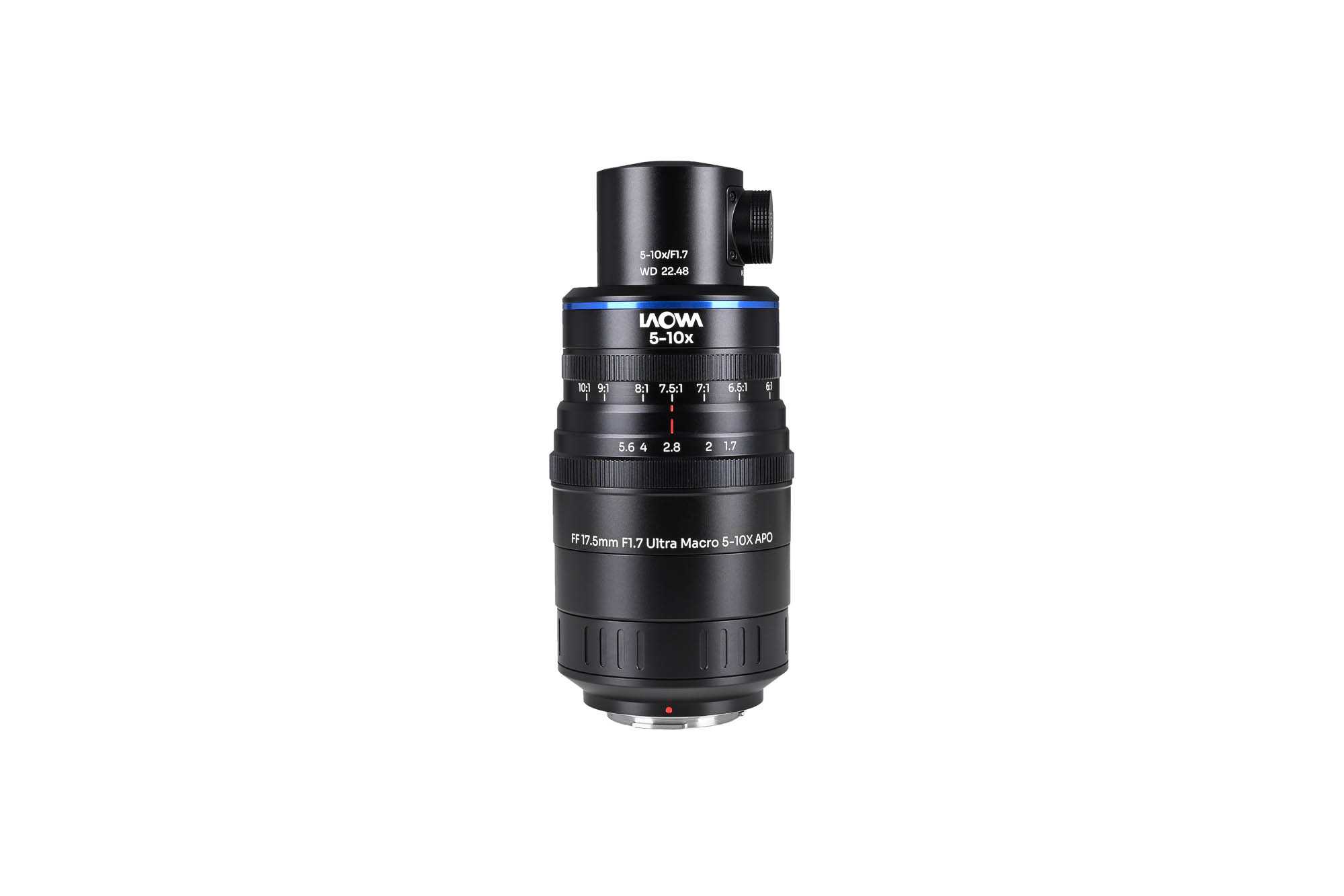 Aksen 17.5mm f/1.7 5-10X Ultra Macro APO (Coax Illum) - MFT