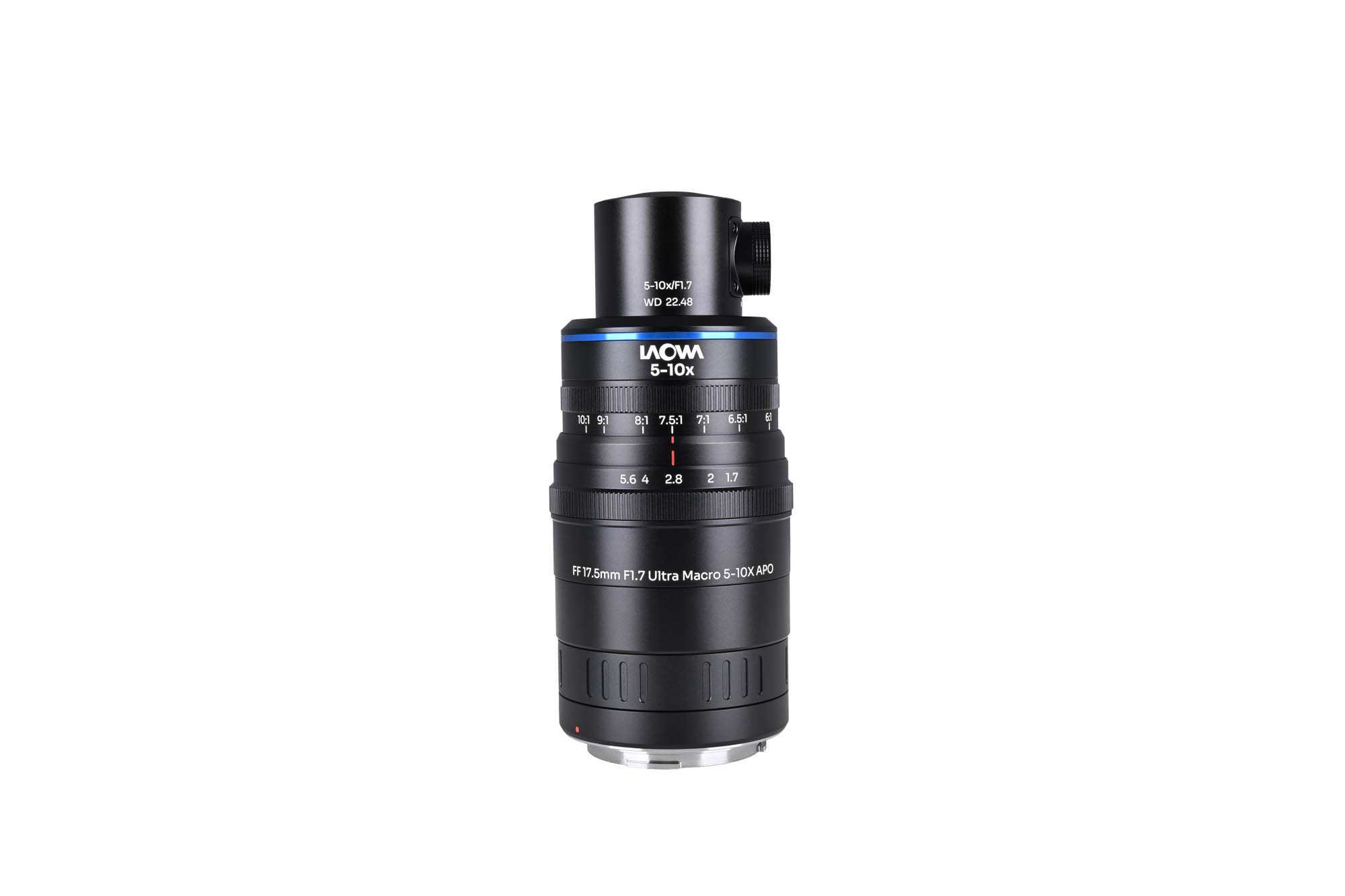 Aksen 17.5mm f/1.7 5-10X Ultra Macro APO (Coax Illum) - RF